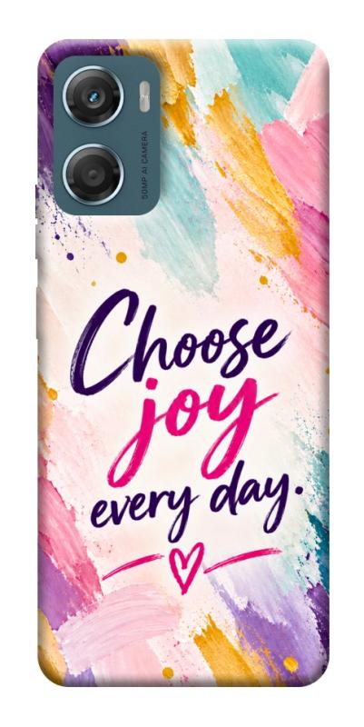 Чохол itsPrint Choose joy everyday для Motorola Moto G06, написи, купити оптом з доставкою