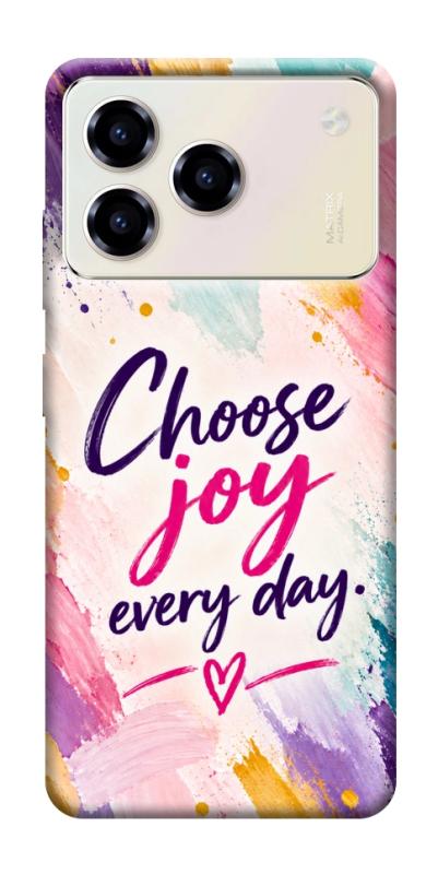 Чохол itsPrint Choose joy everyday для ZTE Blade A76, написи, купити оптом з доставкою