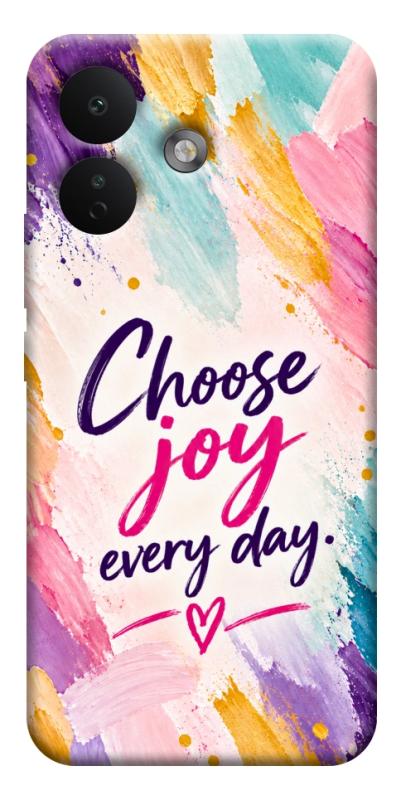Чохол itsPrint Choose joy everyday для Xiaomi Redmi Note 17 Pro, написи, купити оптом з доставкою