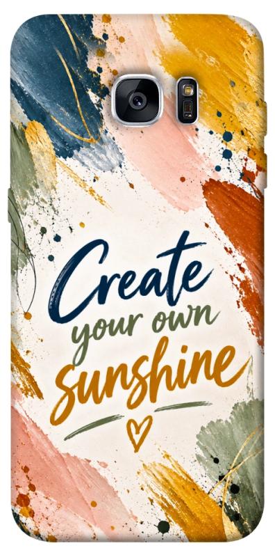 Чохол itsPrint Create sunshine для Samsung G935F Galaxy S7 Edge, написи, купити оптом з доставкою