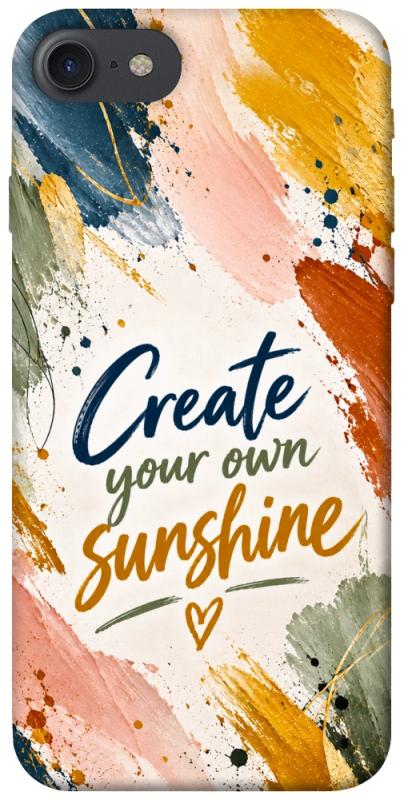 Чехол itsPrint Create sunshine для Apple iPhone 7 / 8 (4.7"), надписи, купить оптом с доставкой