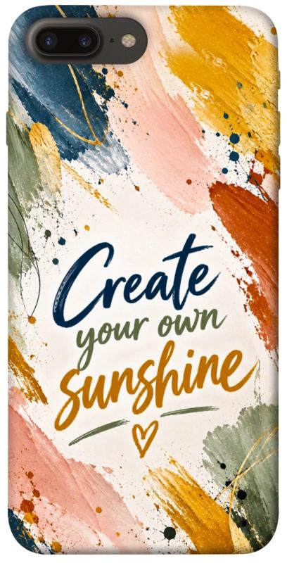 Чохол itsPrint Create sunshine для Apple iPhone 7 plus / 8 plus (5.5"), написи, купити оптом з доставкою
