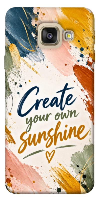 Чехол itsPrint Create sunshine для Samsung A520 Galaxy A5 (2017), надписи, купить оптом с доставкой