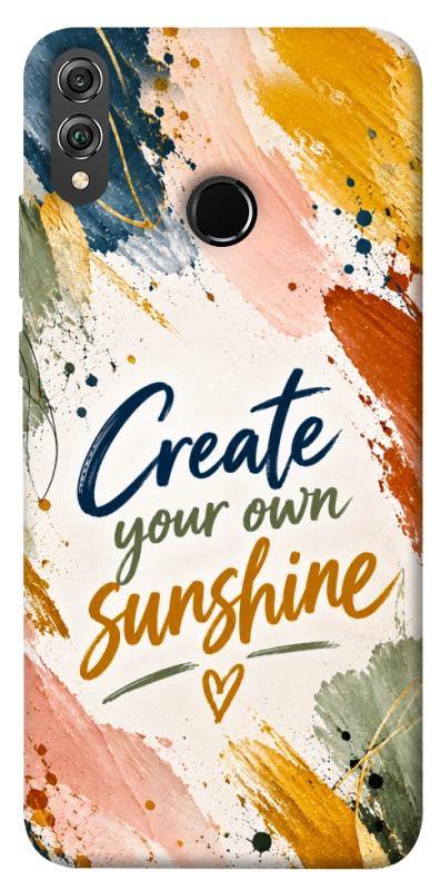 Чохол itsPrint Create sunshine для Huawei Honor 8X, написи, купити оптом з доставкою