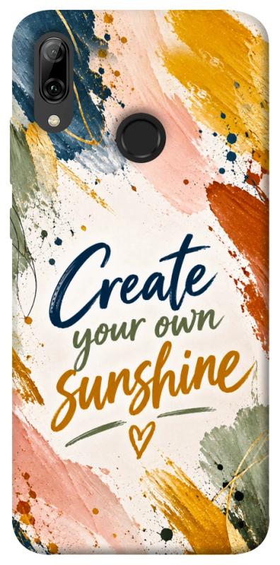 Чохол itsPrint Create sunshine для Huawei P Smart (2019), написи, купити оптом з доставкою