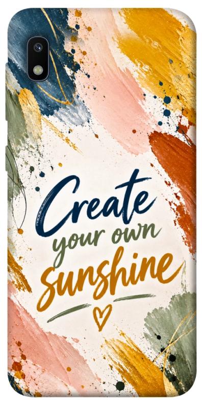 Чехол itsPrint Create sunshine для Samsung Galaxy A10 (A105F), надписи, купить оптом с доставкой