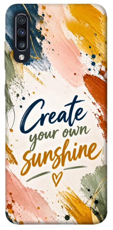 Чохол itsPrint Create sunshine для Samsung Galaxy A70 (A705F), написи, купити оптом з доставкою
