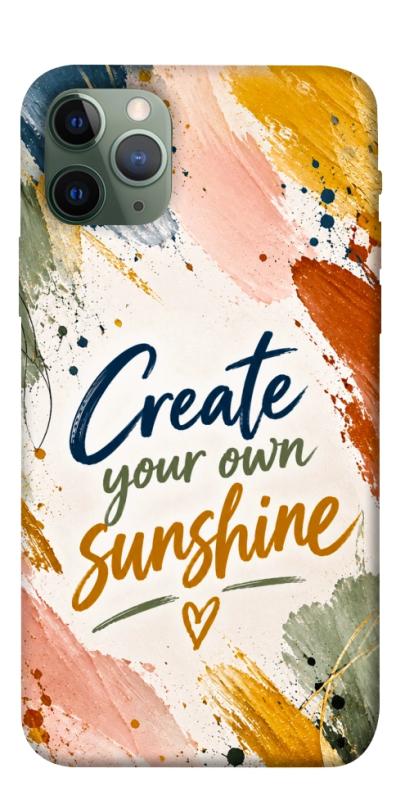 Чехол itsPrint Create sunshine для Apple iPhone 11 Pro (5.8"), надписи, купить оптом с доставкой