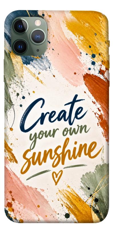 Чехол itsPrint Create sunshine для Apple iPhone 11 Pro Max (6.5"), надписи, купить оптом с доставкой