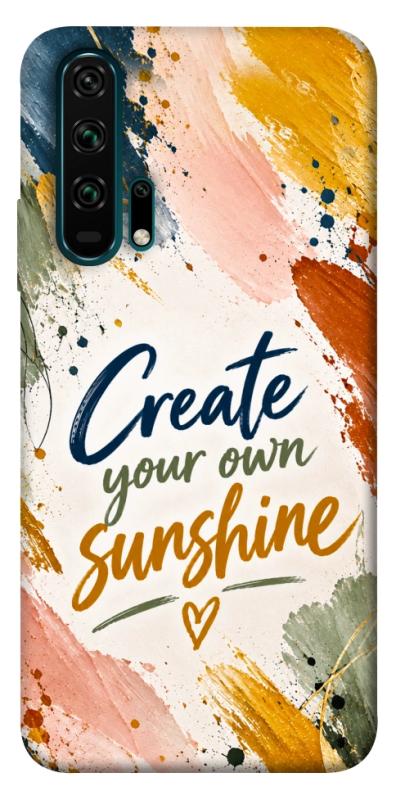 Чохол itsPrint Create sunshine для Huawei Honor 20 Pro, написи, купити оптом з доставкою