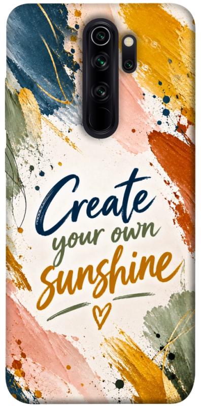 Чохол itsPrint Create sunshine для Xiaomi Redmi Note 8 Pro, написи, купити оптом з доставкою