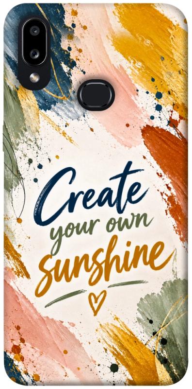 Чохол itsPrint Create sunshine для Samsung Galaxy A10s, написи, купити оптом з доставкою