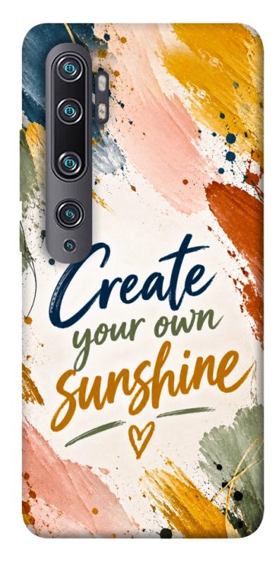 Чехол itsPrint Create sunshine для Xiaomi Mi Note 10 / Note 10 Pro / Mi CC9 Pro, надписи, купить оптом с доставкой