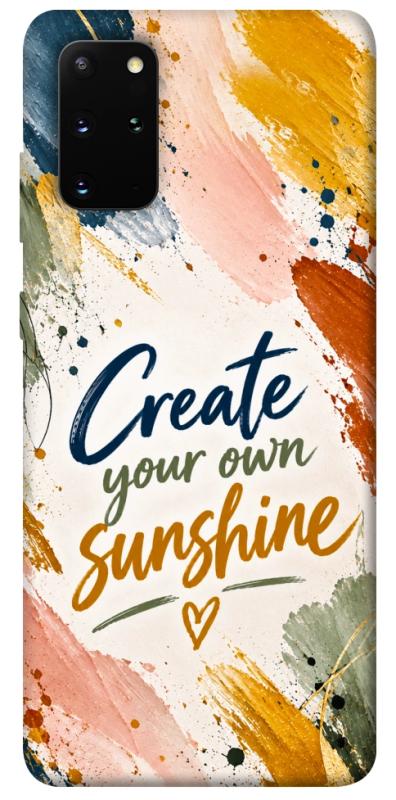 Чохол itsPrint Create sunshine для Samsung Galaxy S20+, написи, купити оптом з доставкою