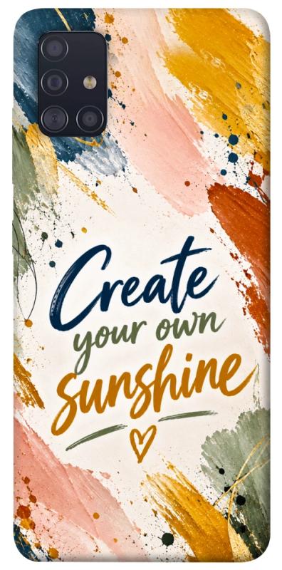 Чохол itsPrint Create sunshine для Samsung Galaxy A51, написи, купити оптом з доставкою