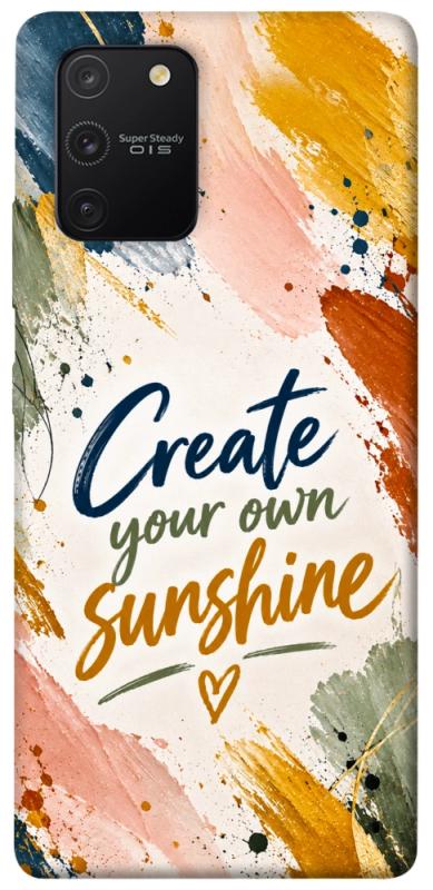 Чохол itsPrint Create sunshine для Samsung Galaxy S10 Lite, написи, купити оптом з доставкою