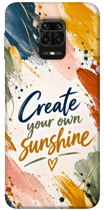 Чехол itsPrint Create sunshine для Xiaomi Redmi Note 9s / Note 9 Pro / Note 9 Pro Max, надписи, купить оптом с доставкой