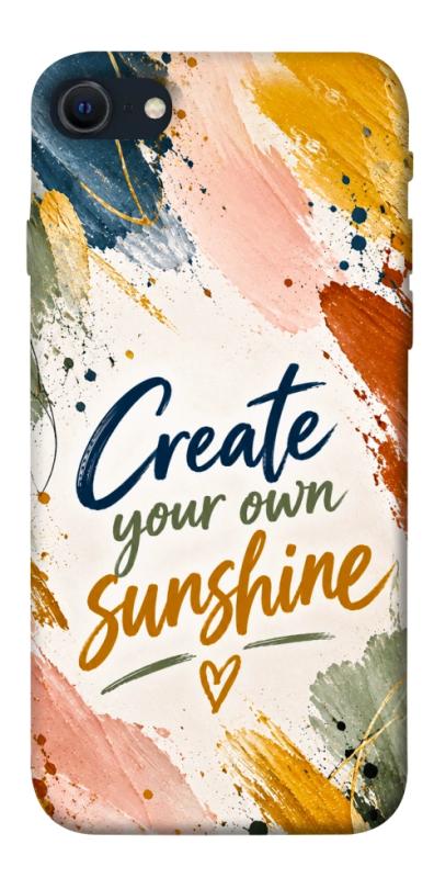 Чохол itsPrint Create sunshine для Apple iPhone SE (2020), написи, купити оптом з доставкою