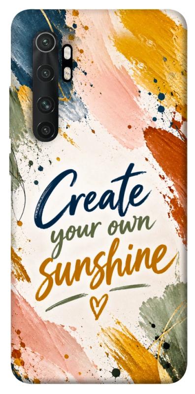 Чохол itsPrint Create sunshine для Xiaomi Mi Note 10 Lite, написи, купити оптом з доставкою