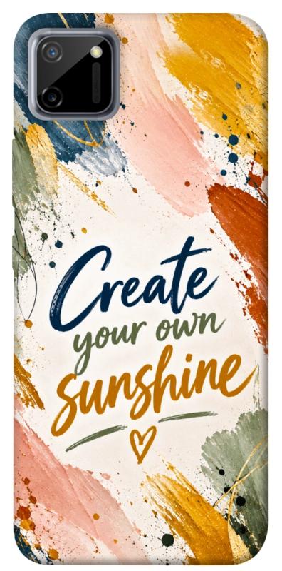 Чохол itsPrint Create sunshine для Realme C11, написи, купити оптом з доставкою