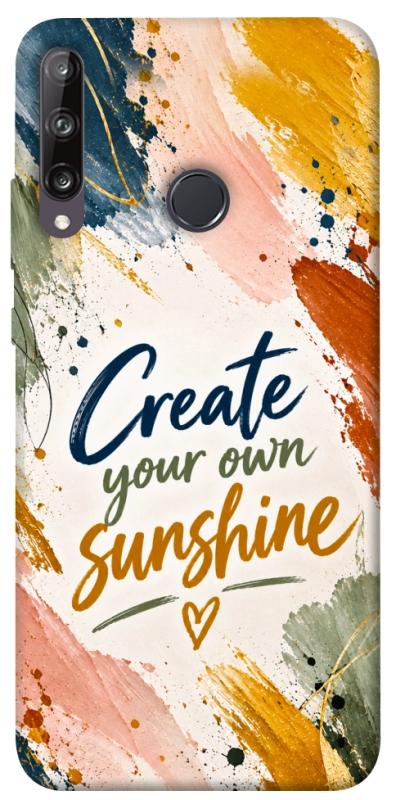 Чохол itsPrint Create sunshine для Huawei P40 Lite E / Y7p (2020), написи, купити оптом з доставкою