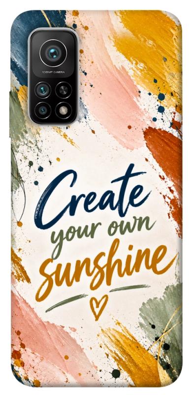 Чохол itsPrint Create sunshine для Xiaomi Mi 10T, написи, купити оптом з доставкою