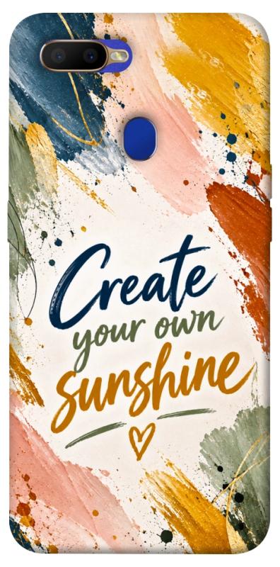 Чехол itsPrint Create sunshine для Oppo A5s / Oppo A12, надписи, купить оптом с доставкой