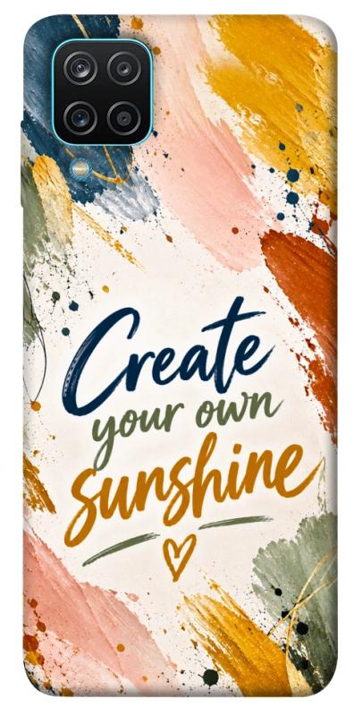 Чохол itsPrint Create sunshine для Samsung Galaxy A12, написи, купити оптом з доставкою
