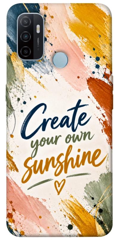 Чохол itsPrint Create sunshine для Oppo A53 / A32 / A33, написи, купити оптом з доставкою