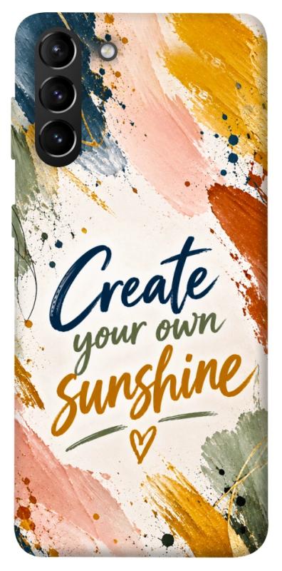 Чехол itsPrint Create sunshine для Samsung Galaxy S21+, надписи, купить оптом с доставкой