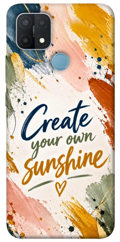 Чохол itsPrint Create sunshine для Oppo A15s / A15, написи, купити оптом з доставкою