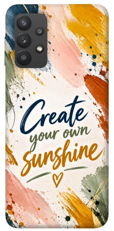 Чохол itsPrint Create sunshine для Samsung Galaxy A32 (A325F) 4G, написи, купити оптом з доставкою