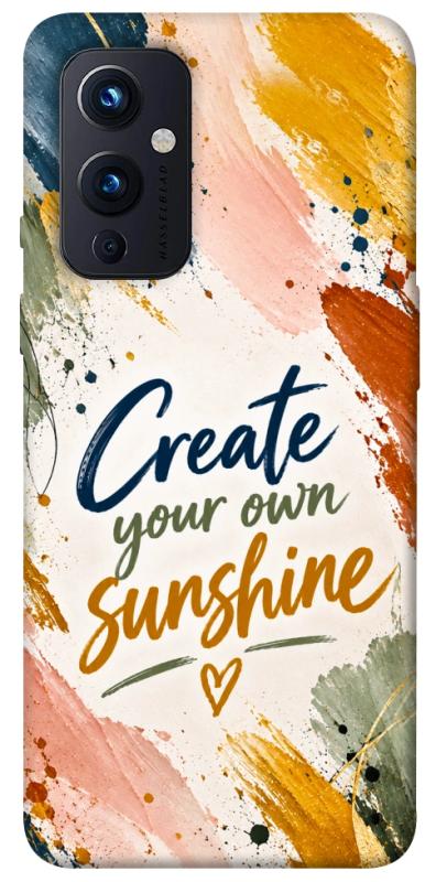 Чехол itsPrint Create sunshine для OnePlus 9, надписи, купить оптом с доставкой