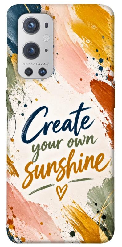Чохол itsPrint Create sunshine для OnePlus 9 Pro, написи, купити оптом з доставкою