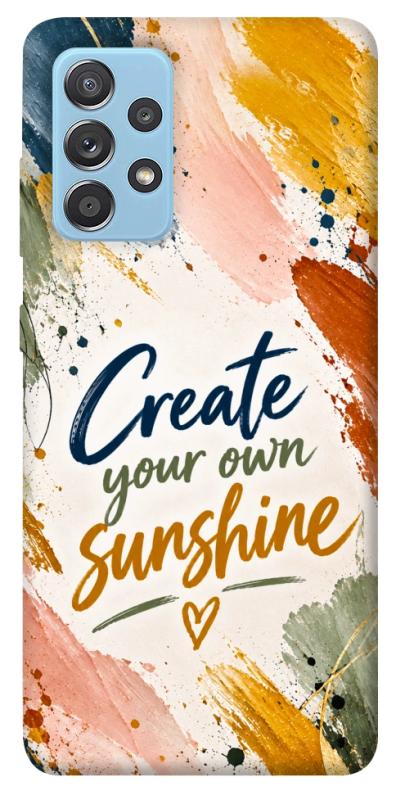 Чохол itsPrint Create sunshine для Samsung Galaxy A52 4G / A52 5G, написи, купити оптом з доставкою