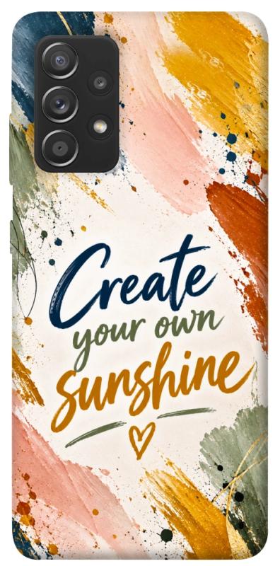 Чохол itsPrint Create sunshine для Samsung Galaxy A72 4G / A72 5G, написи, купити оптом з доставкою