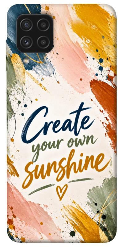 Чехол itsPrint Create sunshine для Samsung Galaxy A22 4G, надписи, купить оптом с доставкой