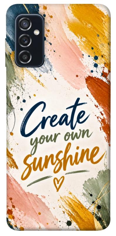 Чехол itsPrint Create sunshine для Samsung Galaxy M52, надписи, купить оптом с доставкой