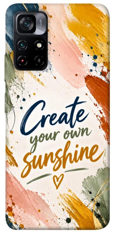 Чохол itsPrint Create sunshine для Xiaomi Poco M4 Pro 5G, написи, купити оптом з доставкою