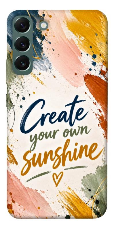 Чехол itsPrint Create sunshine для Samsung Galaxy S22+, надписи, купить оптом с доставкой