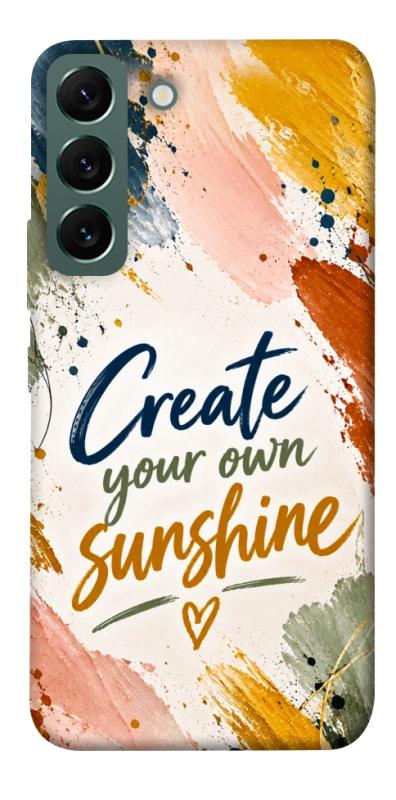 Чехол itsPrint Create sunshine для Samsung Galaxy S22, надписи, купить оптом с доставкой
