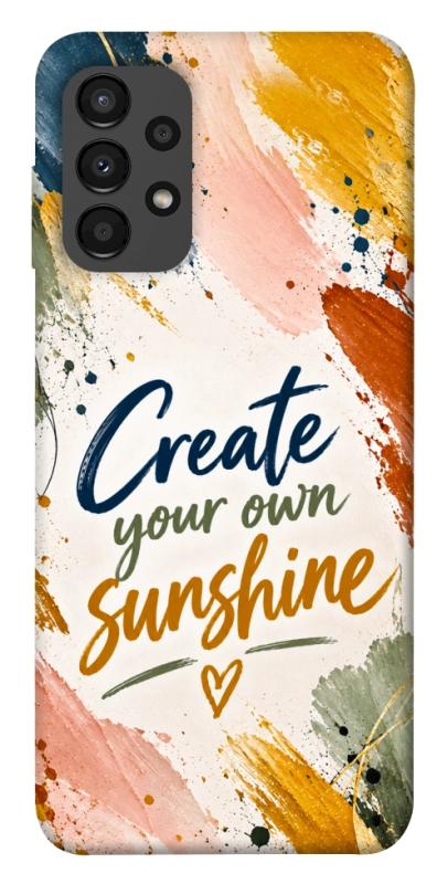 Чохол itsPrint Create sunshine для Samsung Galaxy A13 4G, написи, купити оптом з доставкою