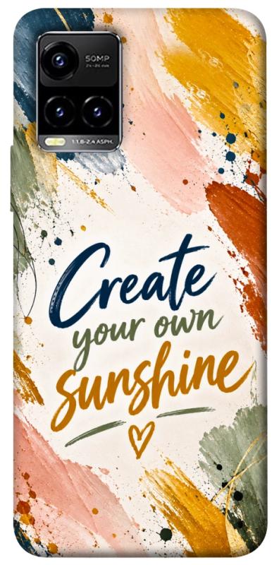 Чохол itsPrint Create sunshine для Vivo Y21 / Y33s, написи, купити оптом з доставкою