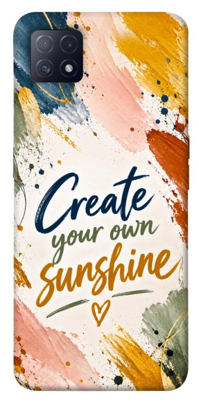 Чохол itsPrint Create sunshine для Oppo A72 5G / A73 5G, написи, купити оптом з доставкою