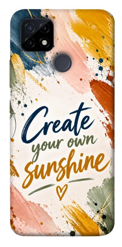 Чохол itsPrint Create sunshine для Realme C12, написи, купити оптом з доставкою