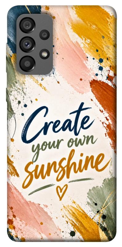 Чехол itsPrint Create sunshine для Samsung Galaxy A73 5G, надписи, купить оптом с доставкой