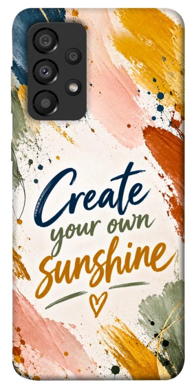 Чехол itsPrint Create sunshine для Samsung Galaxy A33 5G, надписи, купить оптом с доставкой