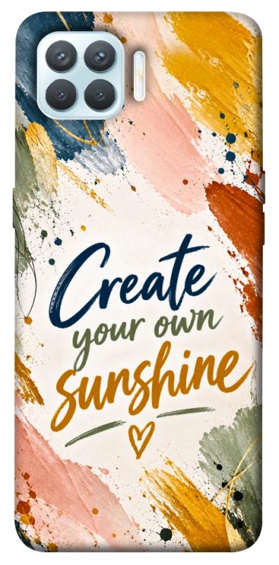 Чохол itsPrint Create sunshine для Oppo F17 Pro, написи, купити оптом з доставкою