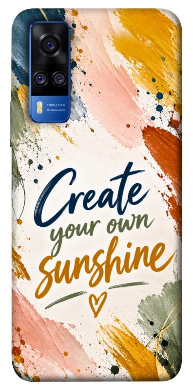 Чохол itsPrint Create sunshine для Vivo Y51a, написи, купити оптом з доставкою