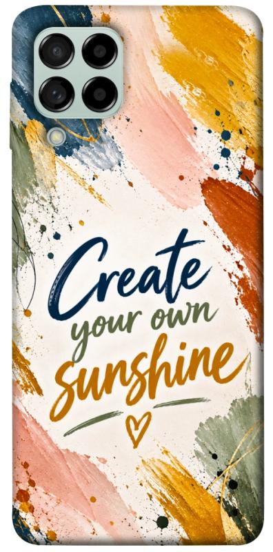 Чехол itsPrint Create sunshine для Samsung Galaxy M53 5G, надписи, купить оптом с доставкой